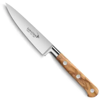 Déglon Office mes – Gesmeed lemmet – Olijfhouten heft – 10 cm – Voor precisiewerk