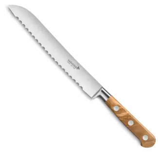 Déglon Broodmes – Gesmeed Lemmet – Olijfhouten Heft – 20 cm – Grote Kartels Déglon Broodmes – Gesmeed Lemmet – Olijfhouten Heft – 20 cm – Grote Kartels