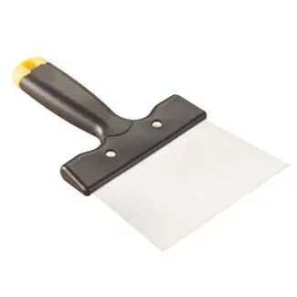 Déglon Chocoladespatel – Trapeziumvormig Lemmet – 20 cm – Zwart Kunststof Heft