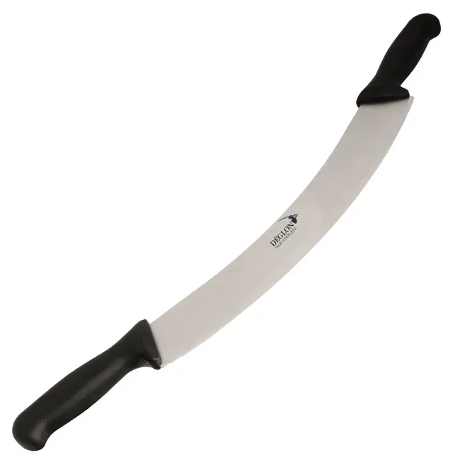 Déglon Kaasmes met dubbele handgreep en gebogen lemmet – 38,6 cm