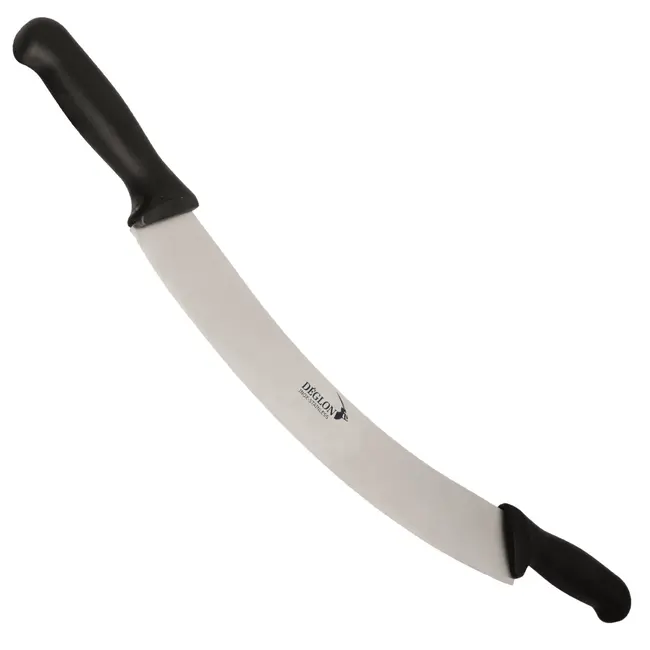 Déglon Kaasmes met dubbele handgreep en gebogen lemmet – 38,6 cm