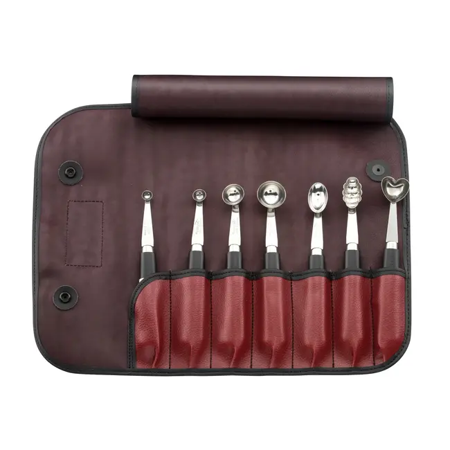 Déglon 7-delige culinaire gereedschapsset – veelzijdig en vaatwasserbestendig – zwart – 29x15 cm