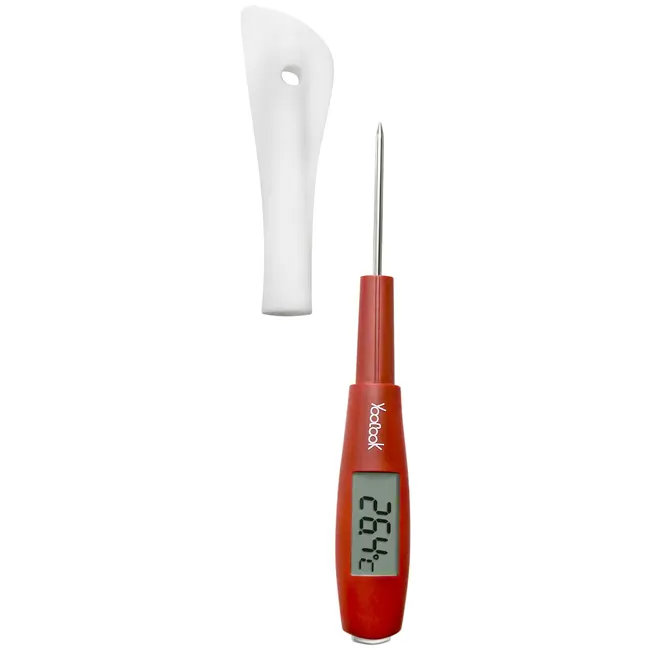 Déglon Spatel met thermometer en siliconen sonde – multifunctioneel keukengerei