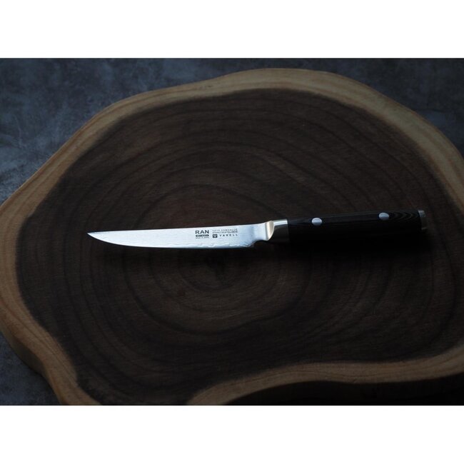 Yaxell Ran Steakmessenset – 2-delig – Giftset – 69 Lagen Damaststaal – VG10 Staal – 61 HRC – Canvas-Micarta Heft