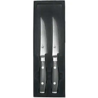 Yaxell Ran Steakmessenset – 2-delig – Giftset – 69 Lagen Damaststaal – VG10 Staal – 61 HRC – Canvas-Micarta Heft Yaxell Ran Steakmessenset – 2-delig – Giftset – 69 Lagen Damaststaal – VG10 Staal – 61 HRC – Canvas-Micarta Heft