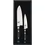 Yaxell Ran Messenset – Giftset – 2-delig – Santoku 16,5 cm & Universeelmes 12 cm – 69 Lagen Damaststaal – VG10 Staal – 61 HRC – Canvas-Micarta Heft