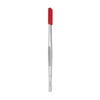 Triangle RVS Keukenpincet met Siliconen Dopjes – 30 cm – Ideaal voor BBQ en Delicate Gerechten