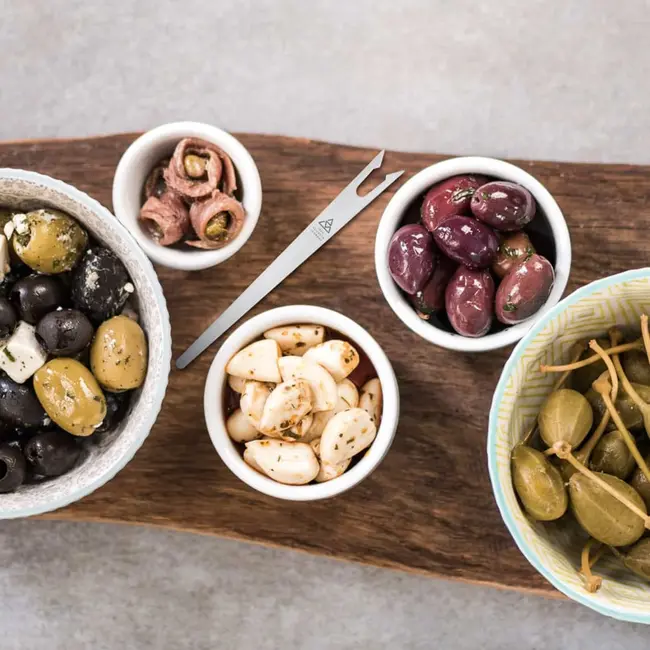 Triangle Antipasti Vorkenset – 6 Stuks – Roestvrij Staal – Vaatwasmachinebestendig