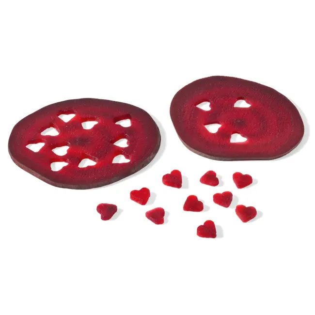 Triangle Hartvormige Confetti Uitsteker – Voeg Romantiek toe aan Je Gerechten