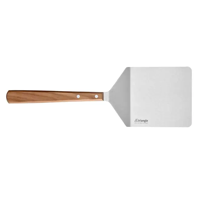 Triangle Burger Spatel met Kersenhout – 14x14 cm – Ideaal voor BBQ