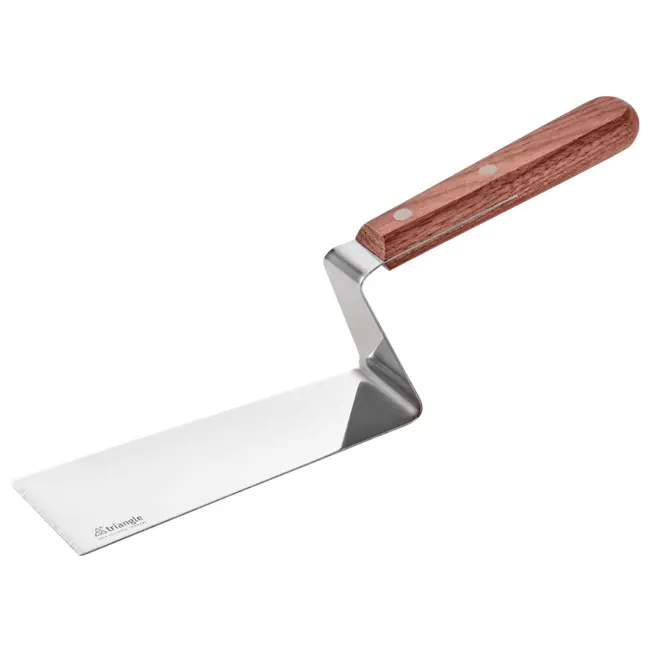 Triangle Dubbele Knik Palet – 15 cm Lemmet – Perfect voor Grill & Bakken