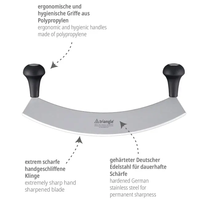 Triangle XL Wiegemes – 36 cm – Ergonomisch & Handgemaakt in Solingen