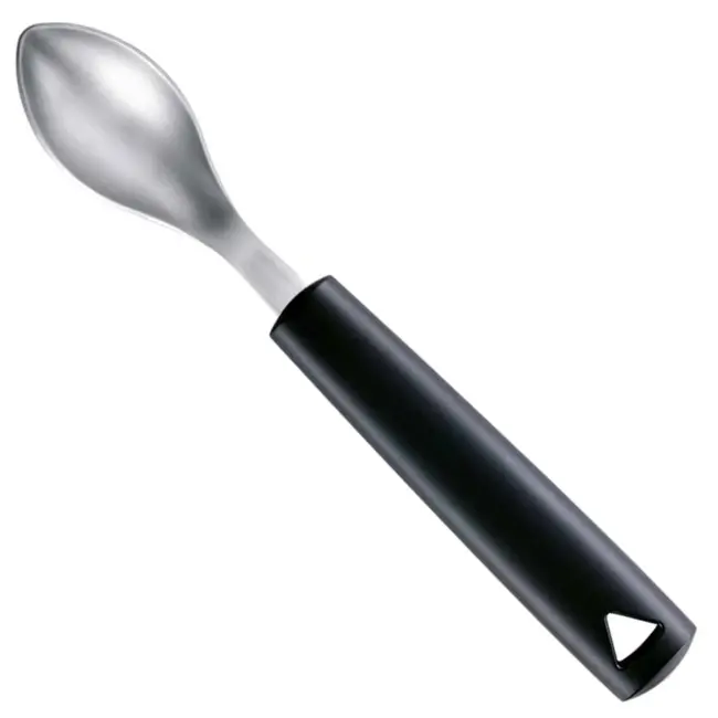 Triangle Quenelle Lepel 6 cm – Roestvrij Staal – Ergonomisch – Vaatwasserbestendig