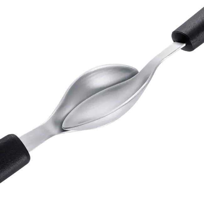 Triangle Quenelle Lepel 8 cm – Roestvrij Staal – Ergonomisch – Vaatwasserbestendig