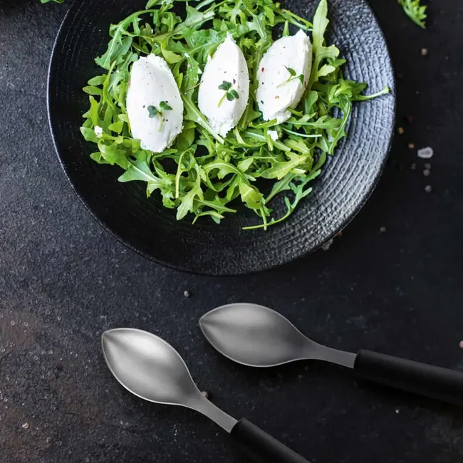 Triangle Quenelle Lepel 8 cm – Roestvrij Staal – Ergonomisch – Vaatwasserbestendig