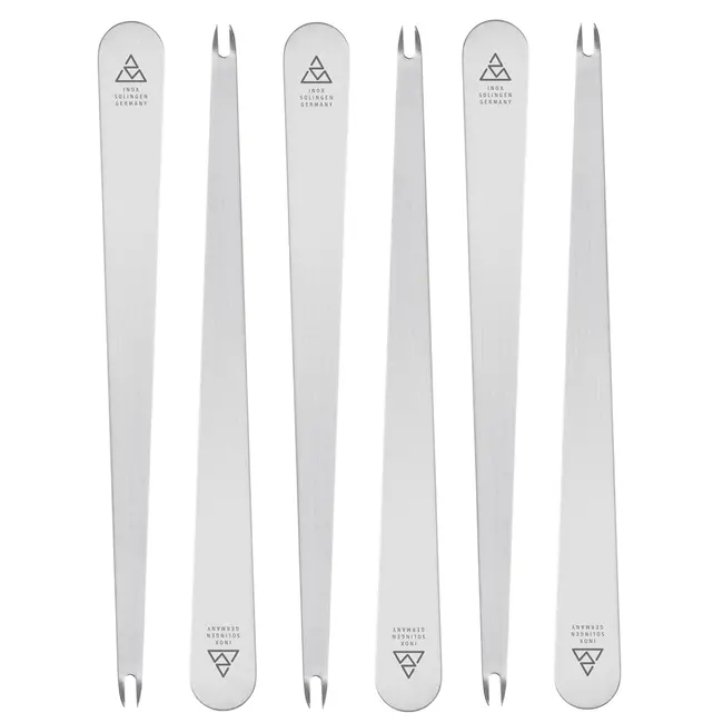 Triangle Duurzame Escargot Vorken voor Zeevruchten – RVS – 6 Stuks