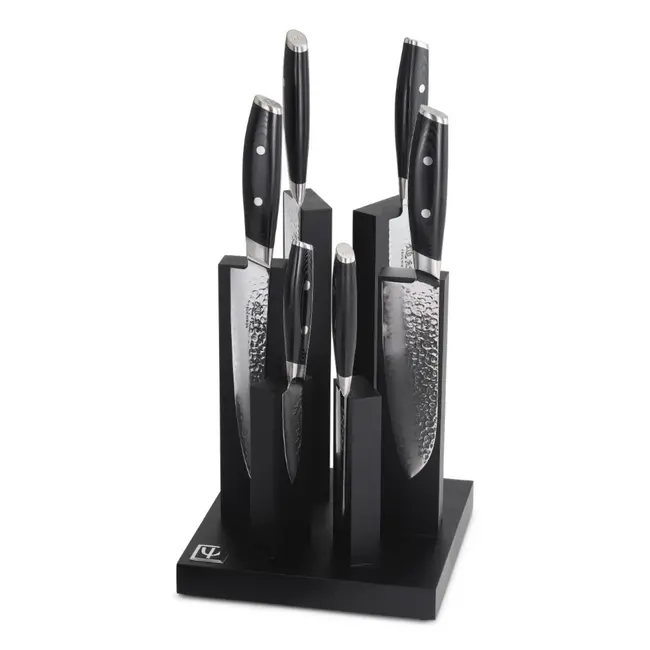 Yaxell Tsuchimon 6-Delige Magnetische Messenset – VG-10 Staal, Luxe Uitvoering