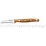 Robert Herder K0 Aardappelschilmes Tourneermes – RVS – Gebogen – Lemmet 7 cm – Heft Abrikooshout