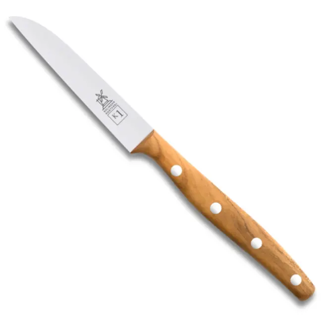 Robert Herder K1 Schilmes/Groentemes – RVS – Recht – Lemmet 9 cm – Heft Abrikooshout