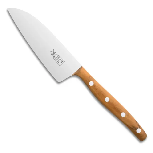 Robert Herder K2 Universeelmes – RVS – Recht – Lemmet 11 cm – Heft Abrikooshout