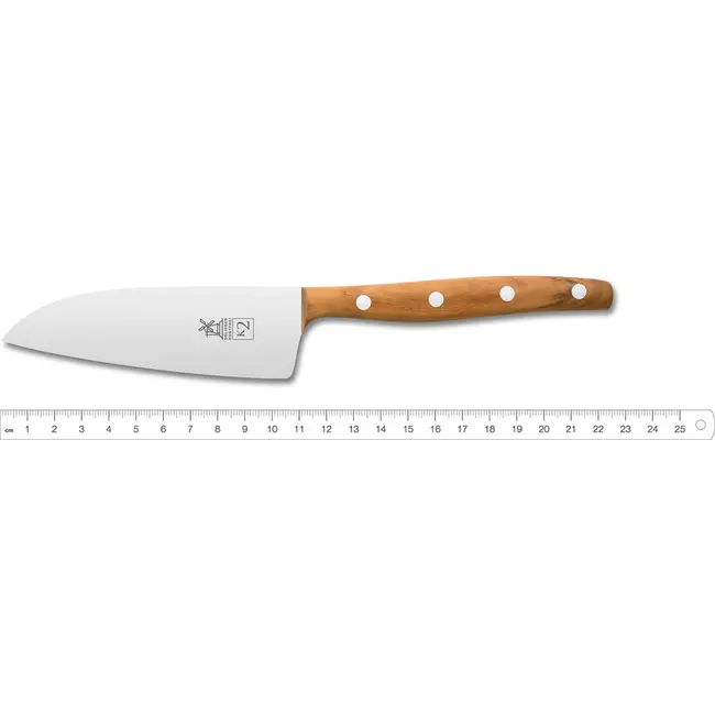 Robert Herder K2 Universeelmes – RVS – Recht – Lemmet 11 cm – Heft Abrikooshout