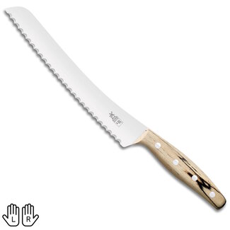 Robert Herder KB2 Broodmes – RVS – Gekarteld – Lemmet 22,5 cm – Heft IJsbeukenhout
