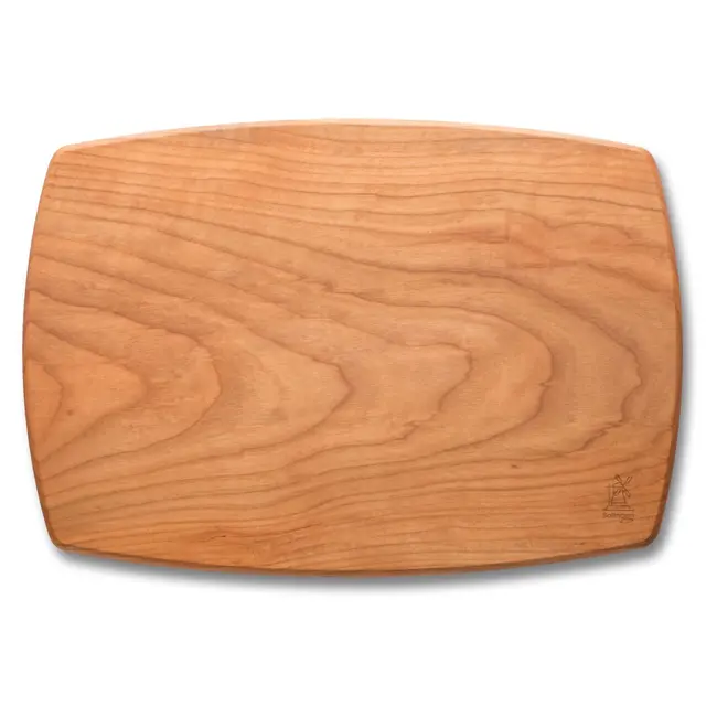 Robert Herder Windmühlenmesser Snijplank – 33x23 cm – Massief Kersenhout met Gebogen Zijden