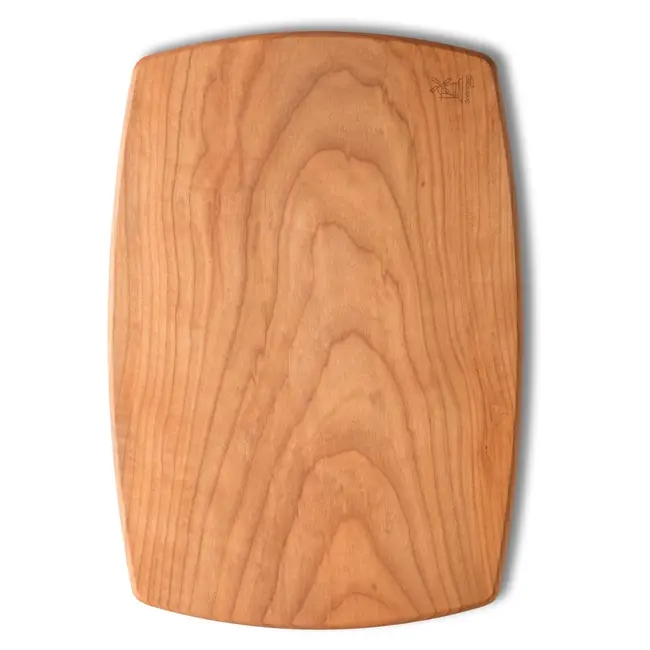 Robert Herder Windmühlenmesser Snijplank – 33x23 cm – Massief Kersenhout met Gebogen Zijden