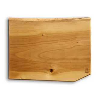 Robert Herder Windmühlenmesser Vrijvorm Snijplank – Kersenhout – 27x20 cm – Uniek en Natuurlijk