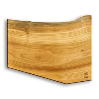 Robert Herder Windmühlenmesser Vrijvorm Snijplank – Abrikooshout – 27x20 cm – Uniek en Natuurlijk