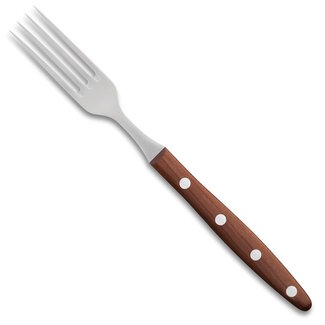 Robert Herder Windmühle Steakvork – RVS – Lengte 20,5 cm – Heft Pruimenhout