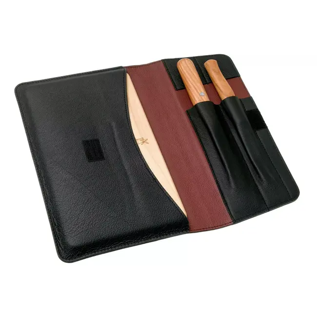 Robert Herder Molenmes Gute Reis 2-Delige Messenset met Snijplank en Opbergmap – Ideaal voor Reizen