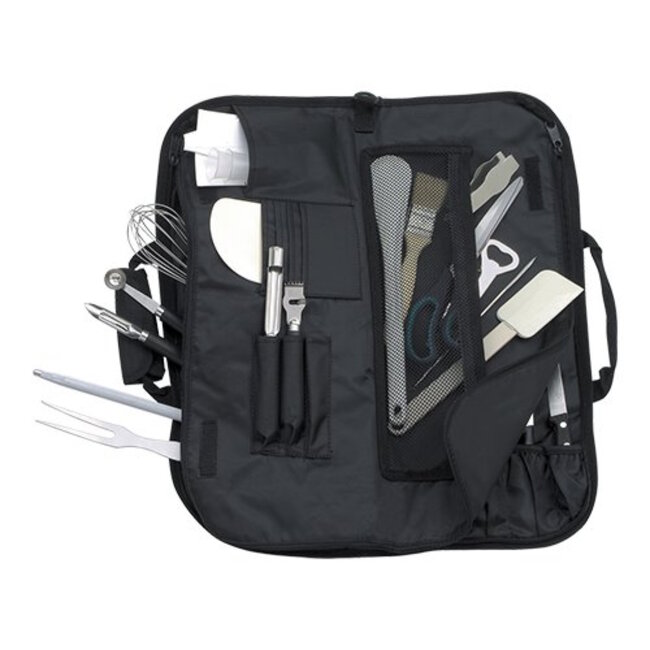 Déglon Zachte opbergmap – 8 vakken – lichtgewicht polyester – zwart