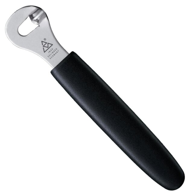 Triangle Professionele Canneleur 4 cm – RVS – Speciaal voor Rechtshandigen – Heft Kunststof Zwart