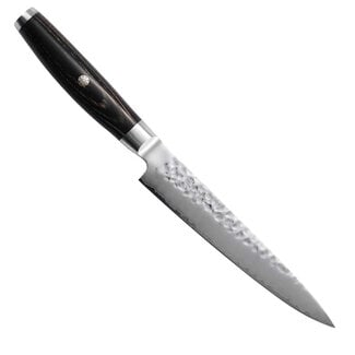 Yaxell Ketu Vleesmes 18 cm – SG2 Stalen Kern – Tsuchime Finish – Pakkahout Handvat