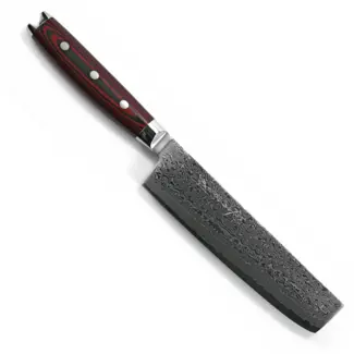Yaxell Super Gou Nakiri Koksmes 16,5 cm – 161 Lagen Damaststaal – SG2 Staal – 63 HRC – Canvas-Micarta Heft Yaxell Super Gou Nakiri Koksmes 16,5 cm – 161 Lagen Damaststaal – SG2 Staal – 63 HRC – Canvas-Micarta Heft
