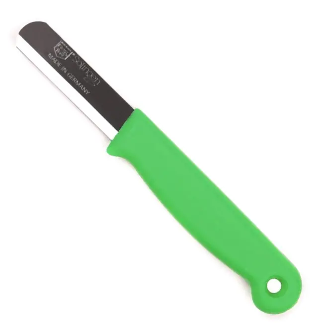 Solingen Bandstaal Mes – HACCP – Groen – RVS Lemmet 40 mm – Voedselveiligheid voor Oogsten – 500 stuks