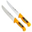 Eikaso Solingen Slagers- en universeelmes set – ergonomisch – geel – 15 cm en 13 cm lemmet