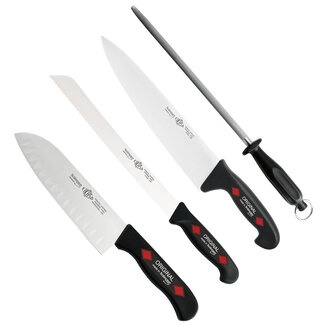 Eikaso Solingen Professionele slagersmessenset – 4-delig – roestvrij staal – ergonomisch – zwart Eikaso Solingen Professionele slagersmessenset – 4-delig – roestvrij staal – ergonomisch – zwart