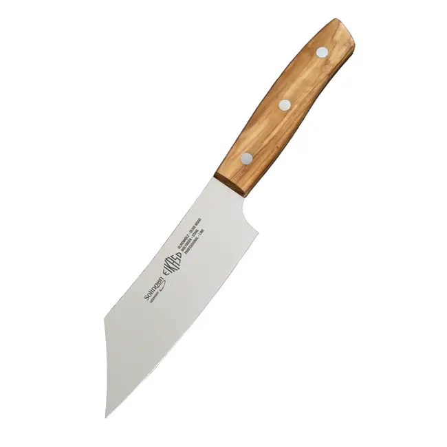 Eikaso Solingen Professioneel koksmes – 15 cm – olijfhouten handvat – molybdeenstaal – semi-flexibel lemmet