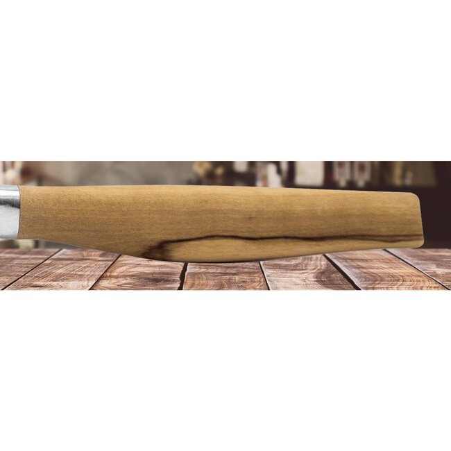 Eikaso Solingen Groentemes – 12 cm – Olijfhouten Handvat – Gesmeed – Duitse Precisie