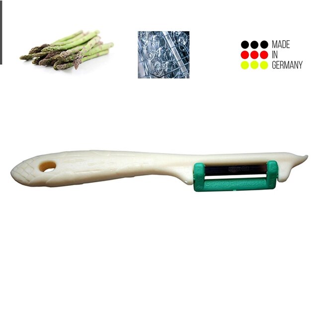 RÖR Solingen Groente-, Fruit- en Aspergeschiller – Ergonomisch & Duurzaam – Crème – Linkshandig