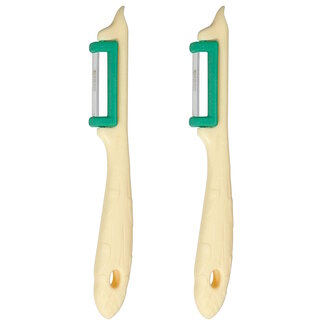 RÖR Solingen Groente-, Fruit- en Aspergeschiller – Ergonomisch & Duurzaam – Crème – Rechtshandig – 2 stuks RÖR Solingen Groente-, Fruit- en Aspergeschiller – Ergonomisch & Duurzaam – Crème – Rechtshandig – 2 stuks