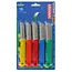 Metallo Set van 10 Universele Bandstaal Messen - 65 mm Lemmet - Multi-colour - HACCP