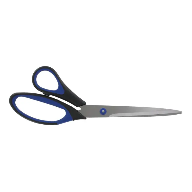 Metallo Lintschaar – RVS snijbladen – Softgrip – 250 mm – Zwart/Blauw