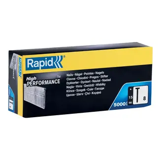 Rapid Nagels – kleine kop – gegalvaniseerd – 15 mm – 5000 stuks