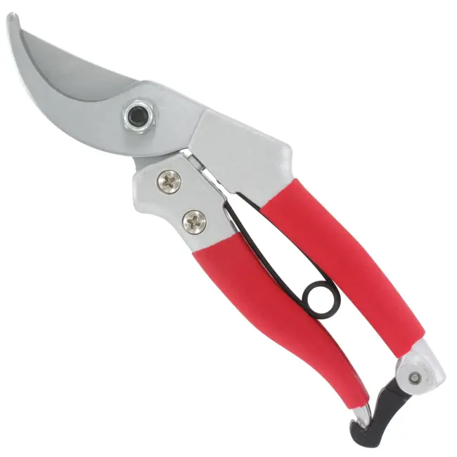 Metallo Snoeischaar - Budgetvriendelijk - Hard Carbon Bladen - Teflon Coating - 180 mm - Rood