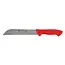 Metallo Professioneel Mes - Gekarteld RVS Lemmet - Ergonomisch Antislip Handvat - 210 mm - Rood