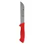 Metallo Professioneel Keukenmes - Gekarteld Lemmet - 180 mm - Rood Handvat - Antislip Grip