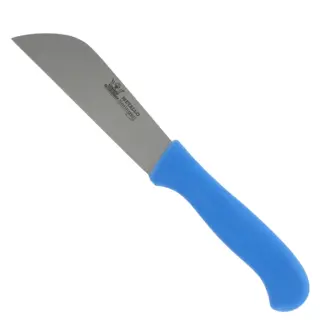 Metallo Professioneel Keukenmes - C60 Staal - Antislip Handvat - 130 mm - Blauw